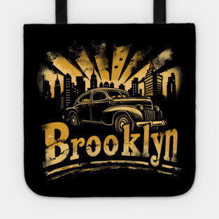 Brooklyn New York Vintage Gangster Tote