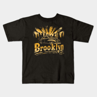 Brooklyn New York Vintage Gangster Kids T-Shirt