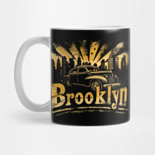 Brooklyn New York Vintage Gangster Mug
