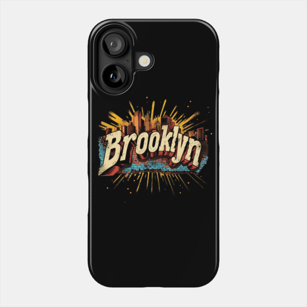 Brooklyn New York Phone Case by Timeless Chaos