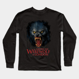 American Werewolf in London T-Shirt - Classic Horror Movie Fan Apparel Long Sleeve T-Shirt
