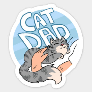 Cat Dad (Version 3) Sticker