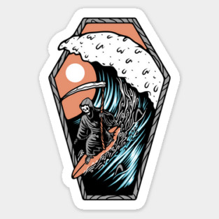 Surf Till I Die Sticker