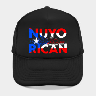 Nuyo Rican Puerto Rico New York Puerto Rican Flag Hat
