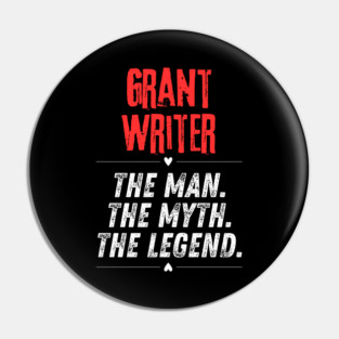 Grant Writer Pin