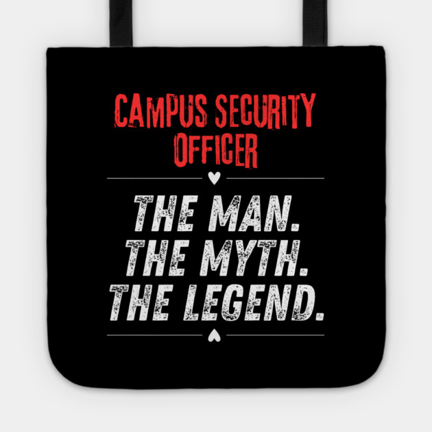 Campus Security Officer Tote by BlackMeme94