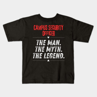 Campus Security Officer Kids T-Shirt