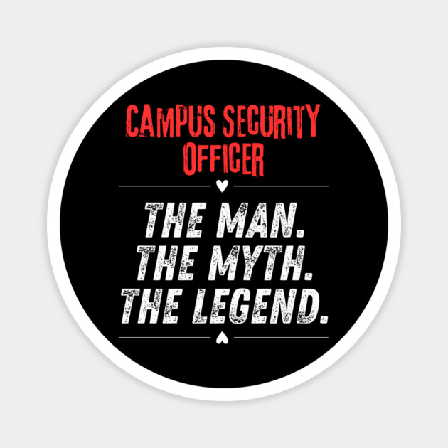 Campus Security Officer Magnet by BlackMeme94