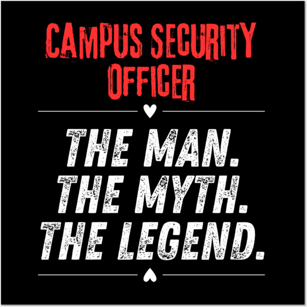 Campus Security Officer Wall Art by BlackMeme94