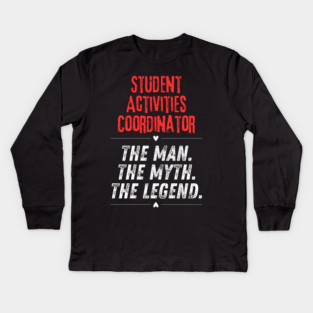 Student Activities Coordinator Kids Long Sleeve T-Shirt