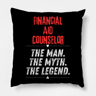 Financial Aid Counselor Pillow