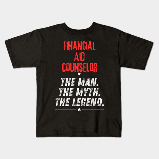 Financial Aid Counselor Kids T-Shirt by BlackMeme94