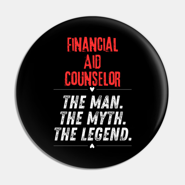 Financial Aid Counselor Pin by BlackMeme94