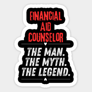 Financial Aid Counselor Sticker