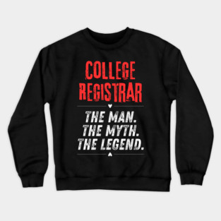 College Registrar Crewneck Sweatshirt