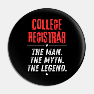 College Registrar Pin
