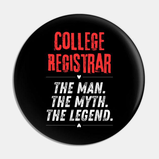 College Registrar Pin by BlackMeme94