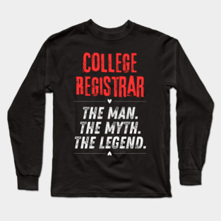 College Registrar Long Sleeve T-Shirt