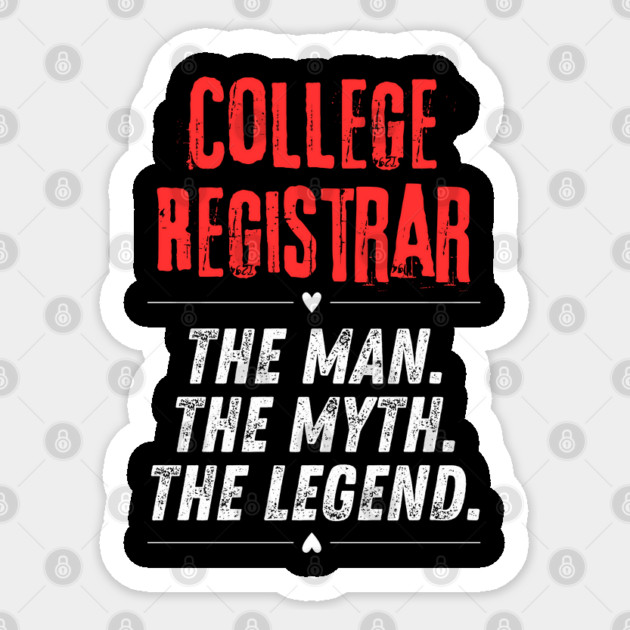 College Registrar Sticker by BlackMeme94