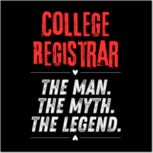 College Registrar Posters and Art