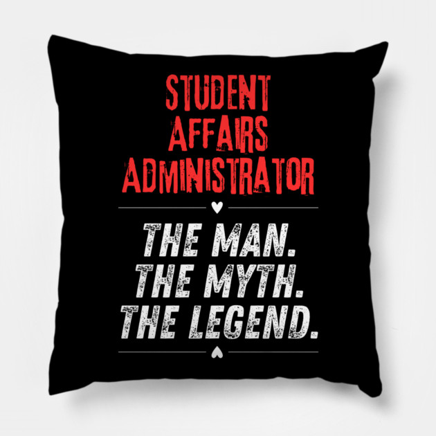 Student Affairs Administrator Pillow by BlackMeme94