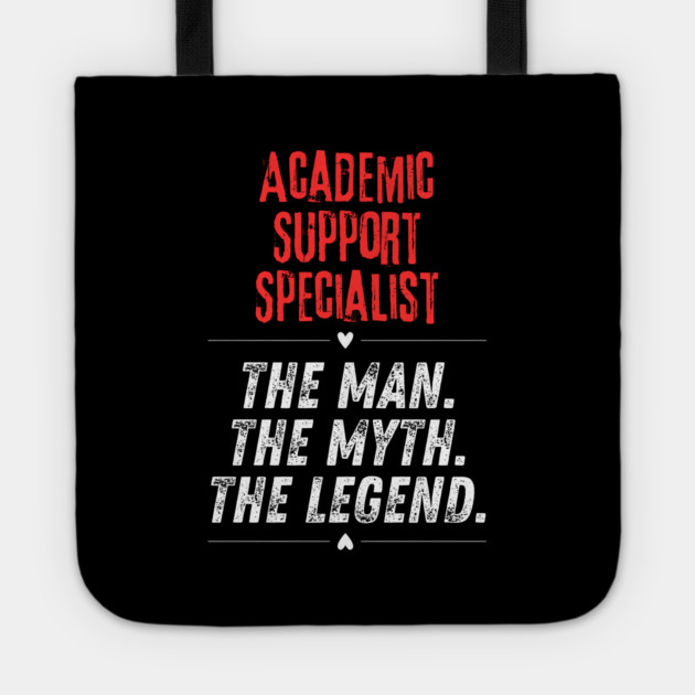 Academic Support Specialist Tote by BlackMeme94