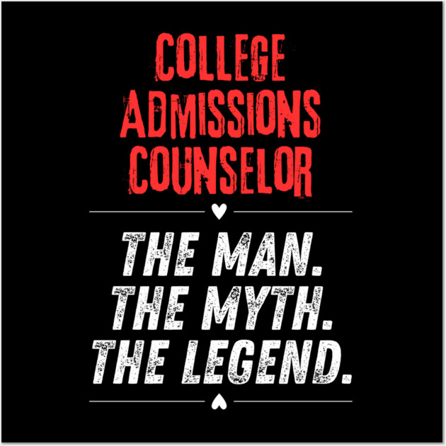 College Admissions Counselor Wall Art by BlackMeme94