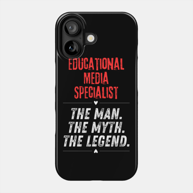 Educational Media Specialist Phone Case by BlackMeme94