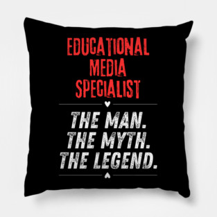 Educational Media Specialist Pillow