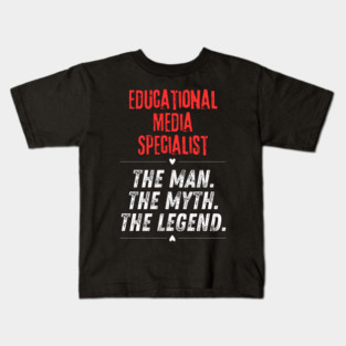 Educational Media Specialist Kids T-Shirt