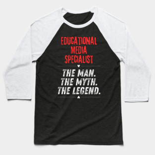 Educational Media Specialist Baseball T-Shirt