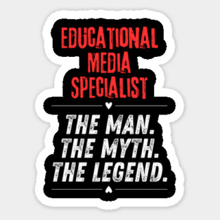 Educational Media Specialist Sticker