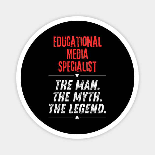 Educational Media Specialist Magnet by BlackMeme94