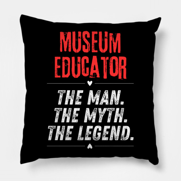 Museum Educator Pillow by BlackMeme94