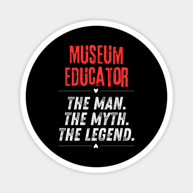 Museum Educator Magnet by BlackMeme94