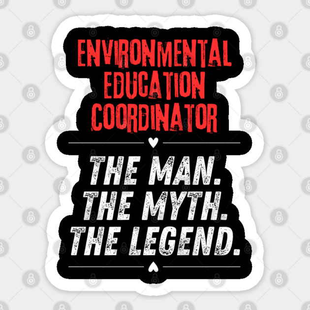 Environmental Education Coordinator Sticker by BlackMeme94