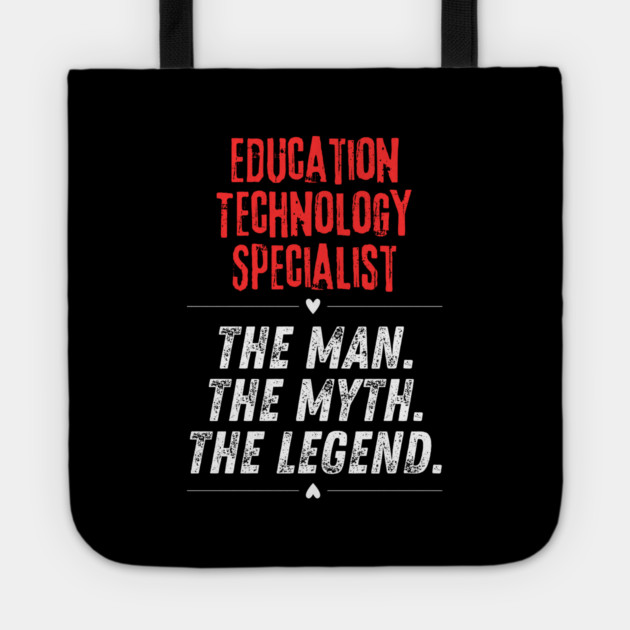 Education Technology Specialist Tote by BlackMeme94