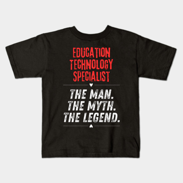 Education Technology Specialist Kids T-Shirt by BlackMeme94