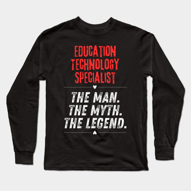 Education Technology Specialist Long Sleeve T-Shirt by BlackMeme94