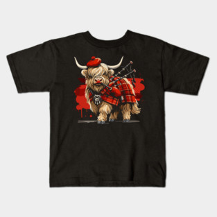 Highland Coo Kids T-Shirt