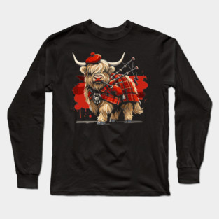 Highland Coo Long Sleeve T-Shirt