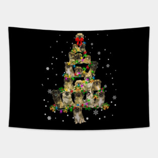 Tibetan Spaniel-Christmas Tree Tapestry