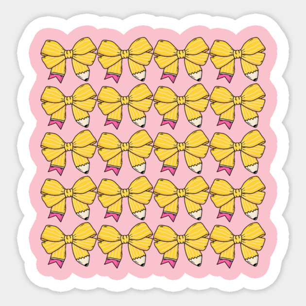 Coquette Bow Back To School Sticker by The WYLD Tribe