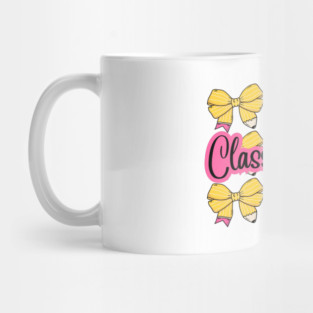 Bow Tie Pencil Class Of 2025 Mug