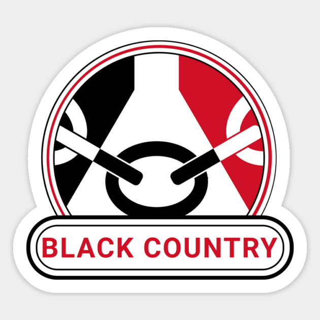 Historic English Black Country Badge - Black Country Flag Magnet by Yesteeyear