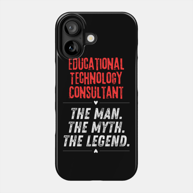 Educational Technology Consultant Phone Case by BlackMeme94