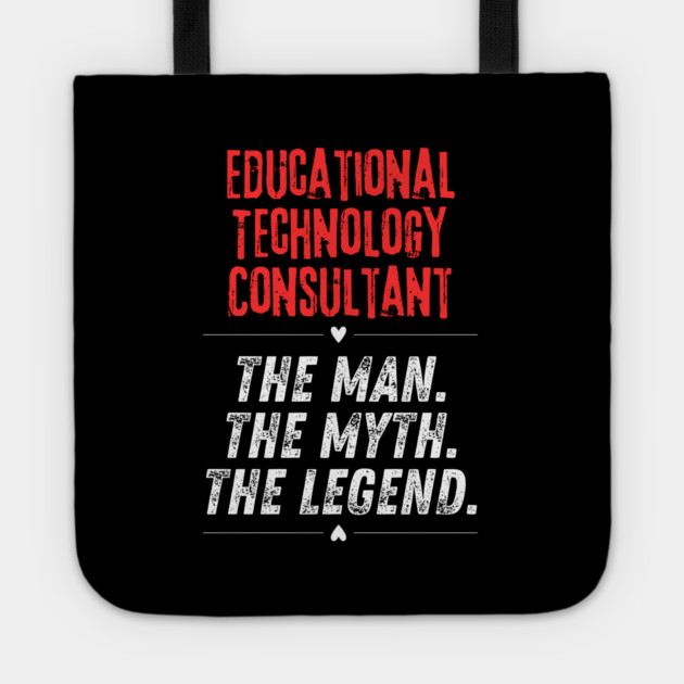 Educational Technology Consultant Tote by BlackMeme94