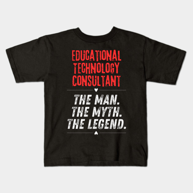 Educational Technology Consultant Kids T-Shirt by BlackMeme94