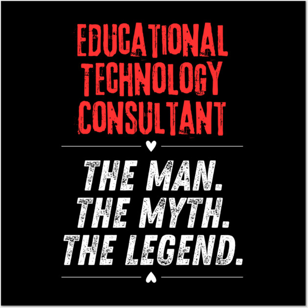 Educational Technology Consultant Wall Art by BlackMeme94