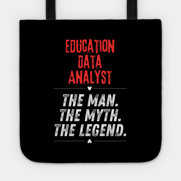 Education Data Analyst Tote by BlackMeme94